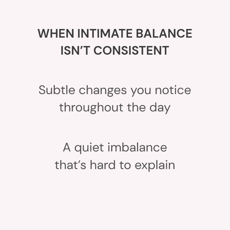 Daily intimate balance