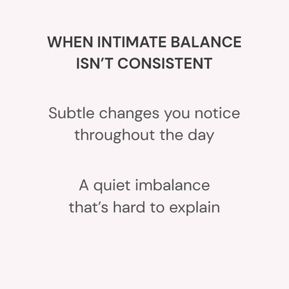 Daily intimate balance